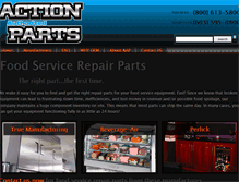 Tablet Screenshot of foodservicerepairparts.com